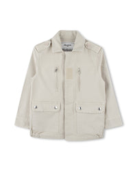 Veste militaire en canvas - Lime Stone