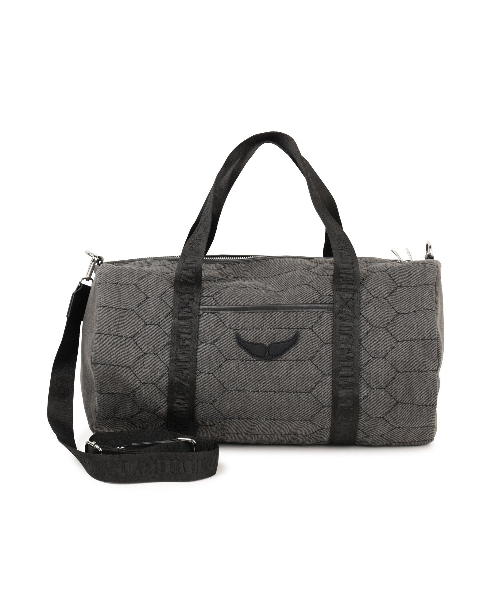 Sac voyage en denim - Black