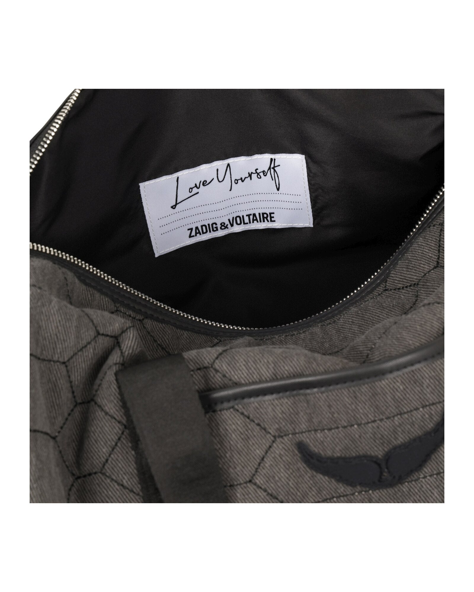 Sac voyage en denim - Black
