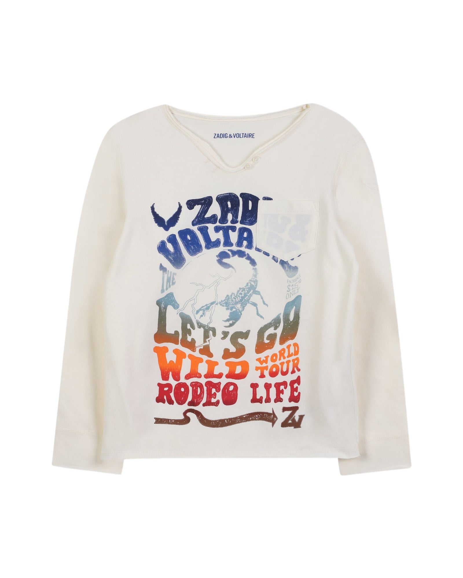 T-shirt manches longues - Milk