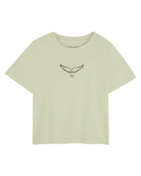 T-shirt manches courtes avec imprimé - Canary Green