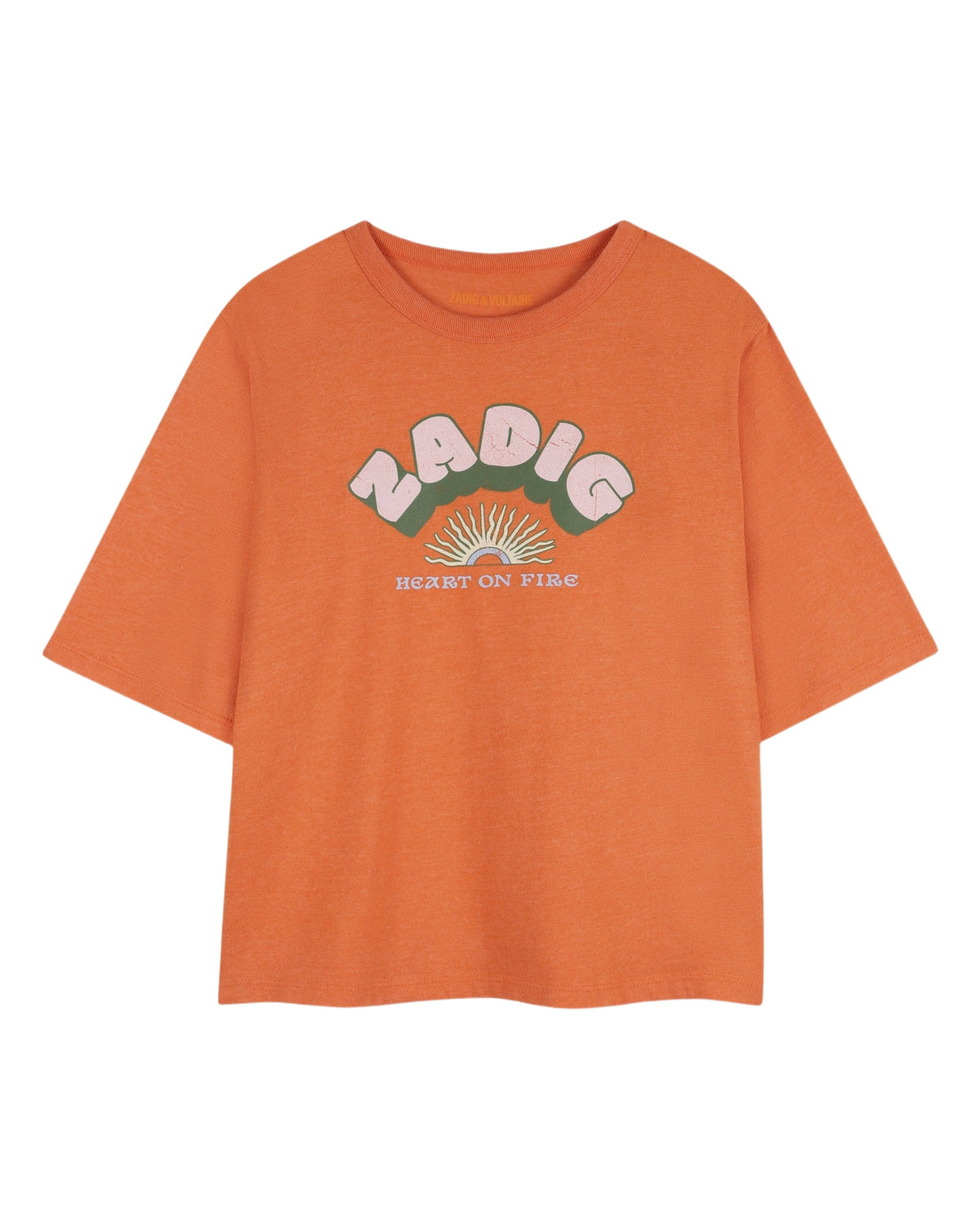 Short-sleeved T-shirt - Mandarin Orange