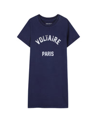 Robe t-shirt à manches courtes - Medieval Blue