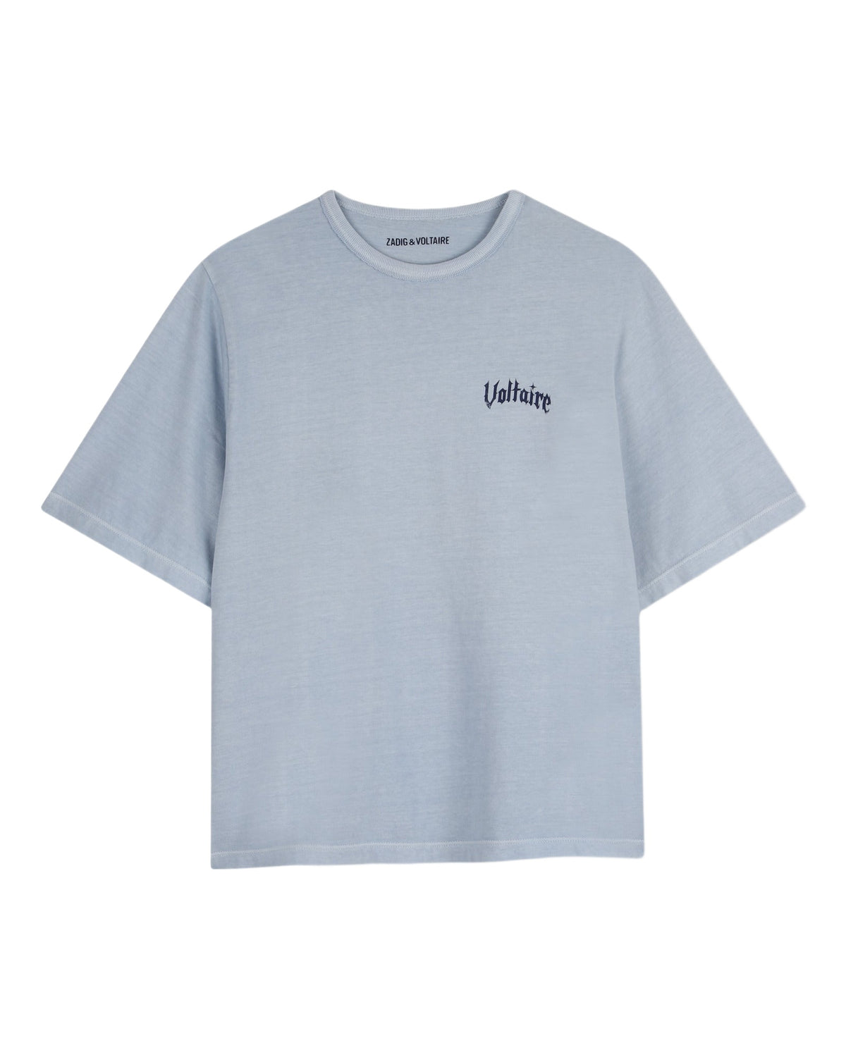 Short-sleeved crew-neck T-shirt - Aozora
