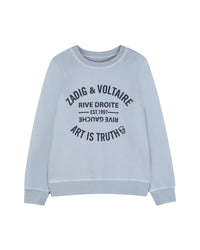 Sweat à col rond avec logo imprimé à l'avant - Aozora