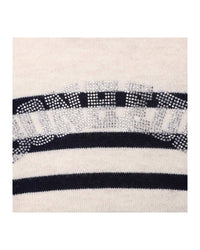 Robe en laine - Ecru marine