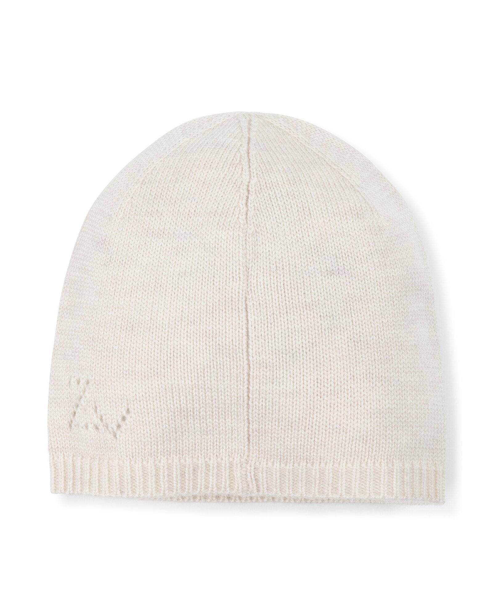 Wool and cashmere bonnet and slipper set - Linen Chiné