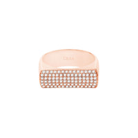 BAGUE  OR ROSE