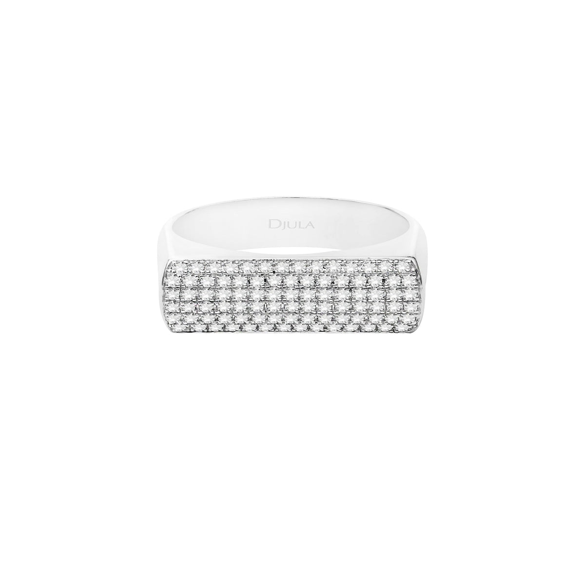 BAGUE  OR BLANC