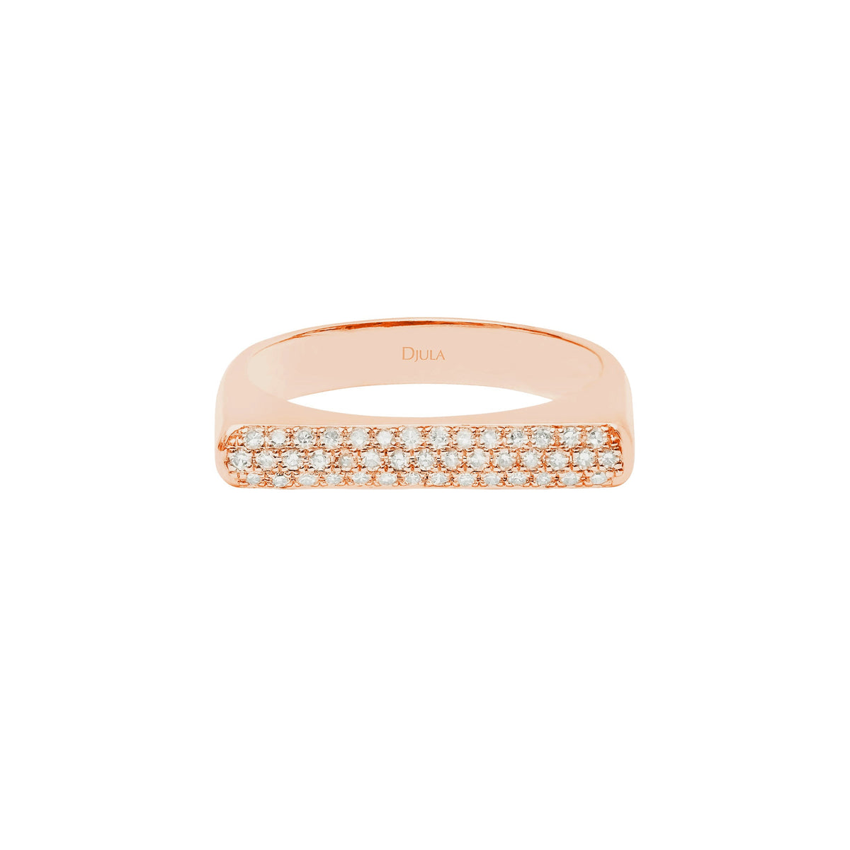 BAGUE  OR ROSE