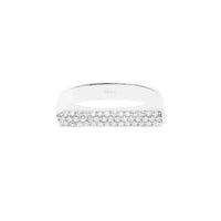 BAGUE  OR BLANC