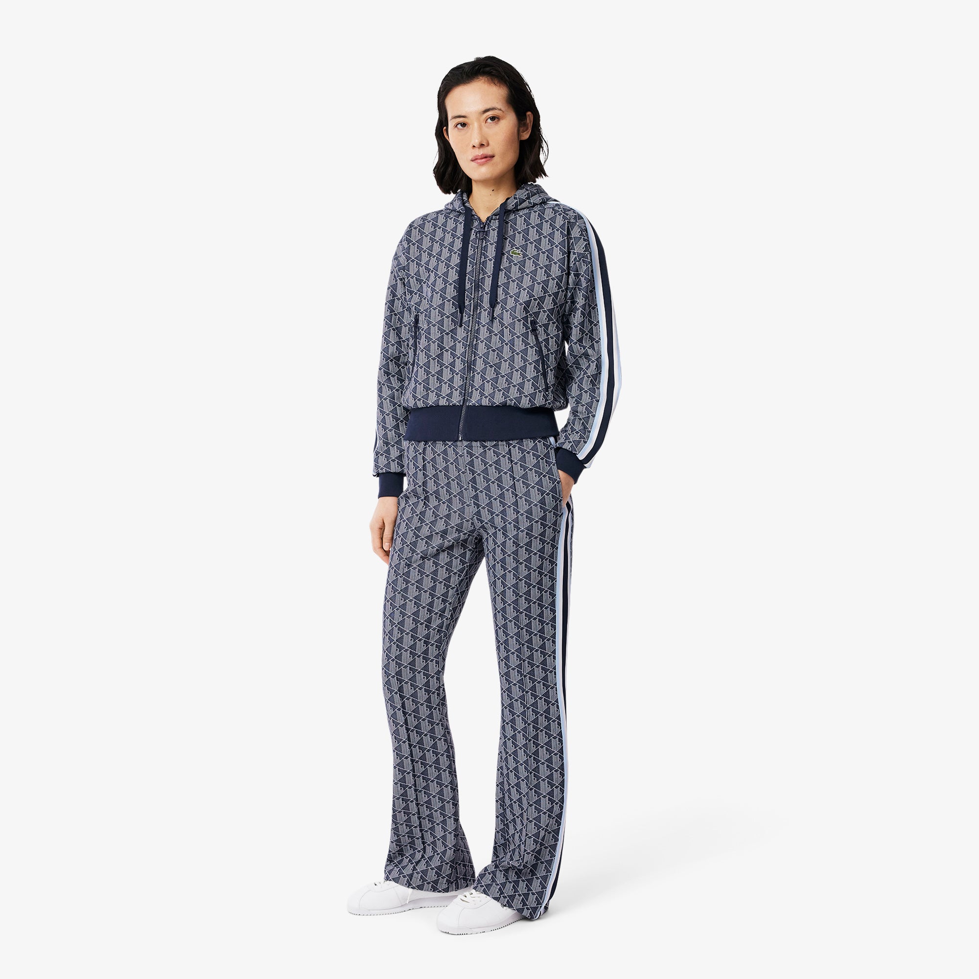 Pantalon de survêtement - Marine & Blanc