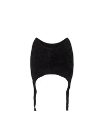 Short leather skirt - Black