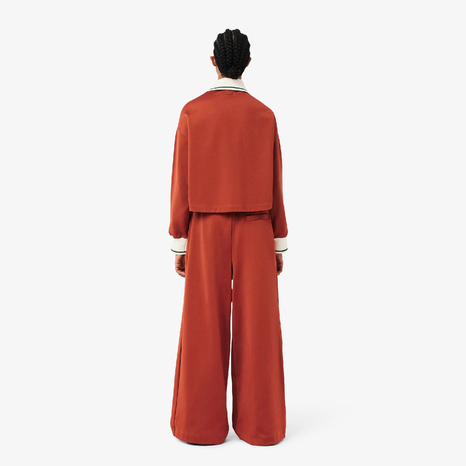 Casual oversized trousers - Briquette