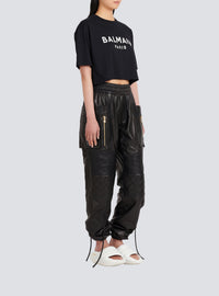T-shirt court en coton - Noir & Blanc