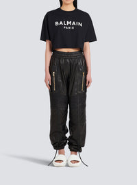 T-shirt court en coton - Noir & Blanc