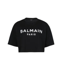 T-shirt court en coton - Noir & Blanc