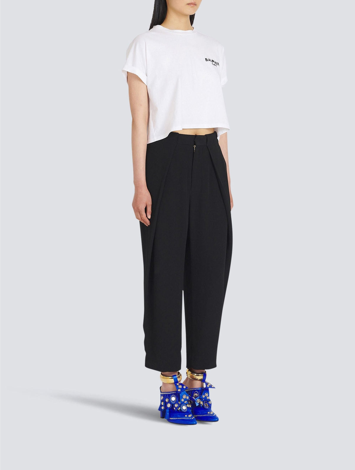 Pantalon en crêpe éco-design - Noir