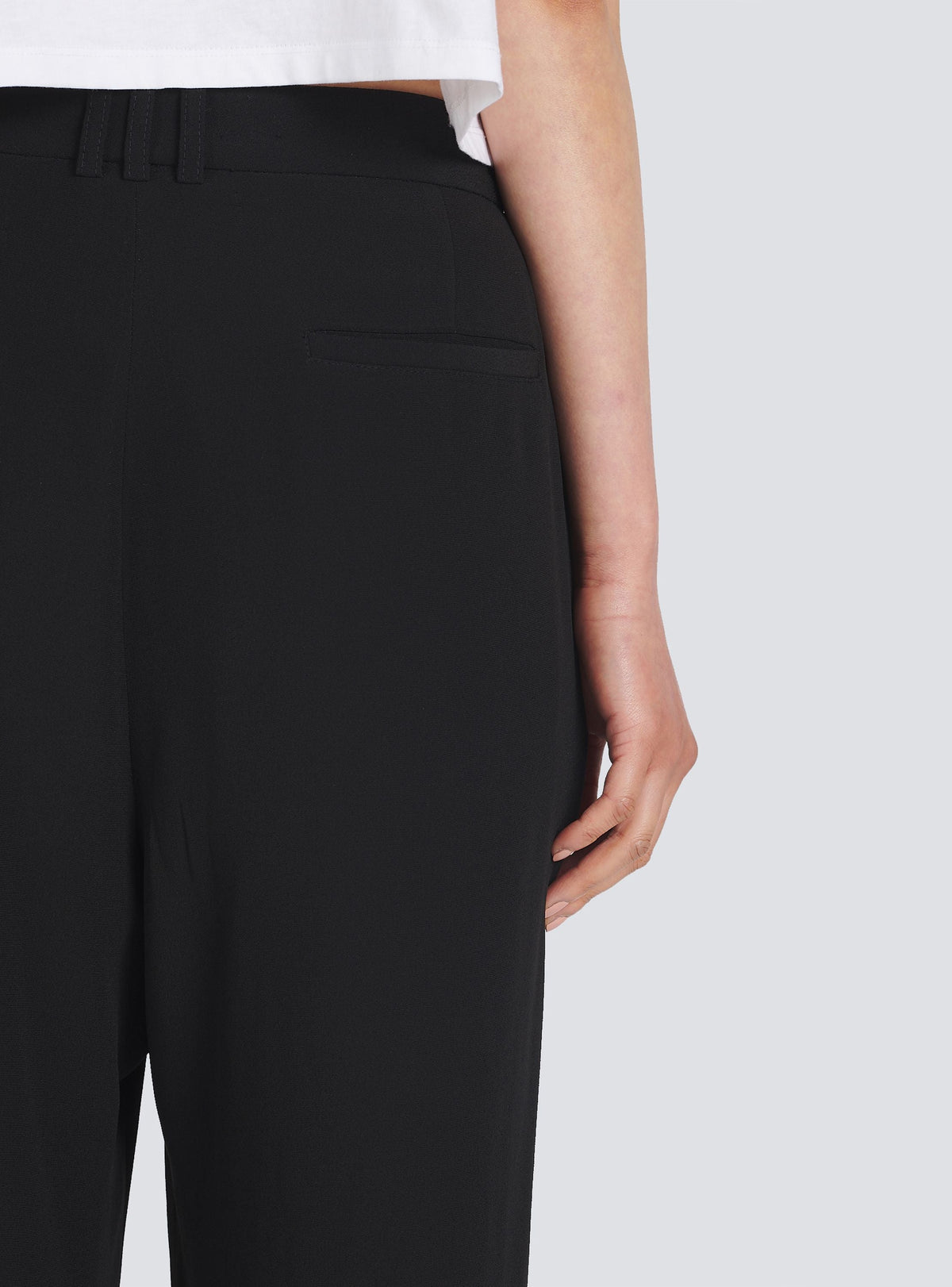 Pantalon en crêpe éco-design - Noir