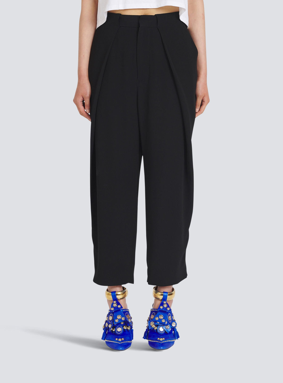 Pantalon en crêpe éco-design - Noir