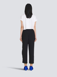 Pantalon en crêpe éco-design - Noir