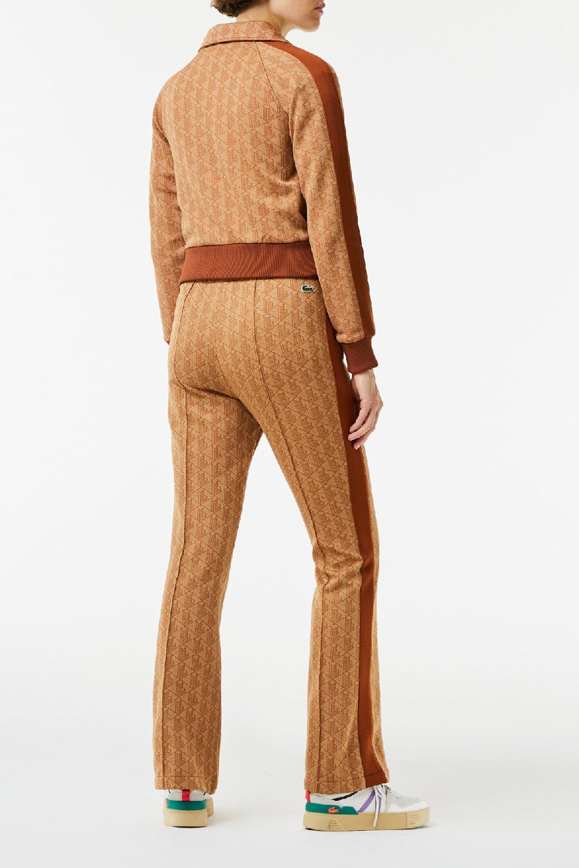 Pantalon de survêtement flare en monogramme - Viennois & Liqueur