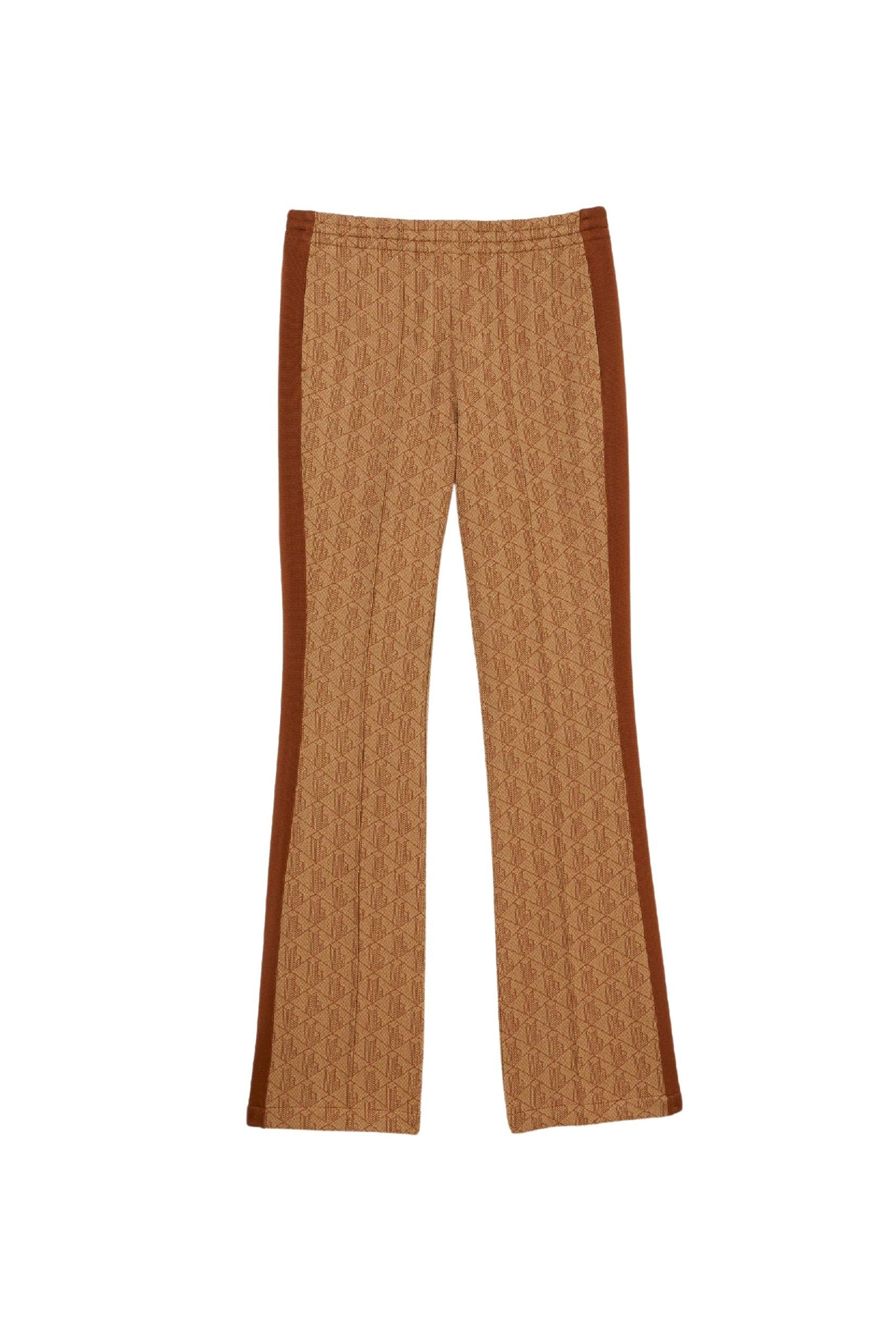 Pantalon de survêtement flare en monogramme - Viennois & Liqueur