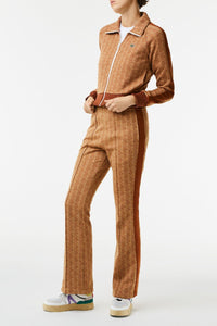 Pantalon de survêtement flare en monogramme - Viennois & Liqueur