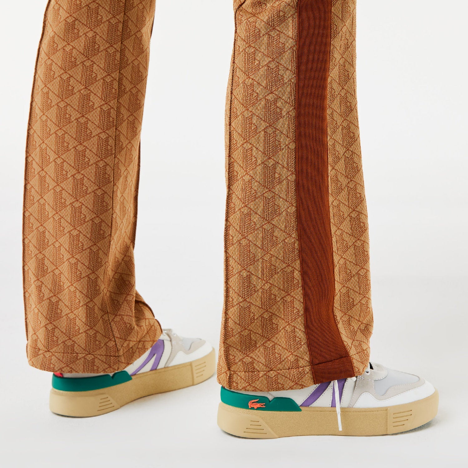 Pantalon de survêtement flare en monogramme - Viennois & Liqueur