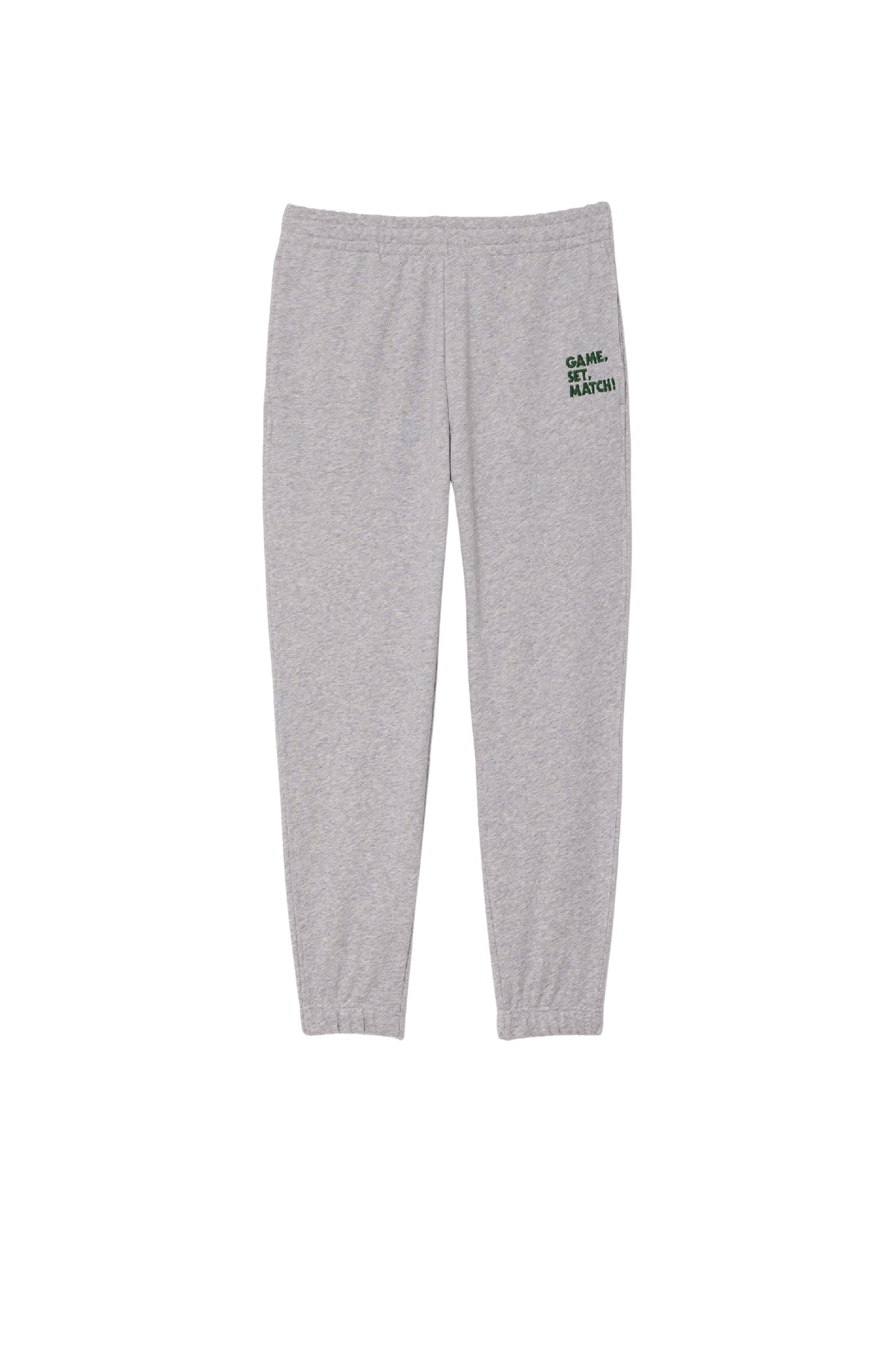 Pantalon de survêtement à taille élastique - Argent Chiné
