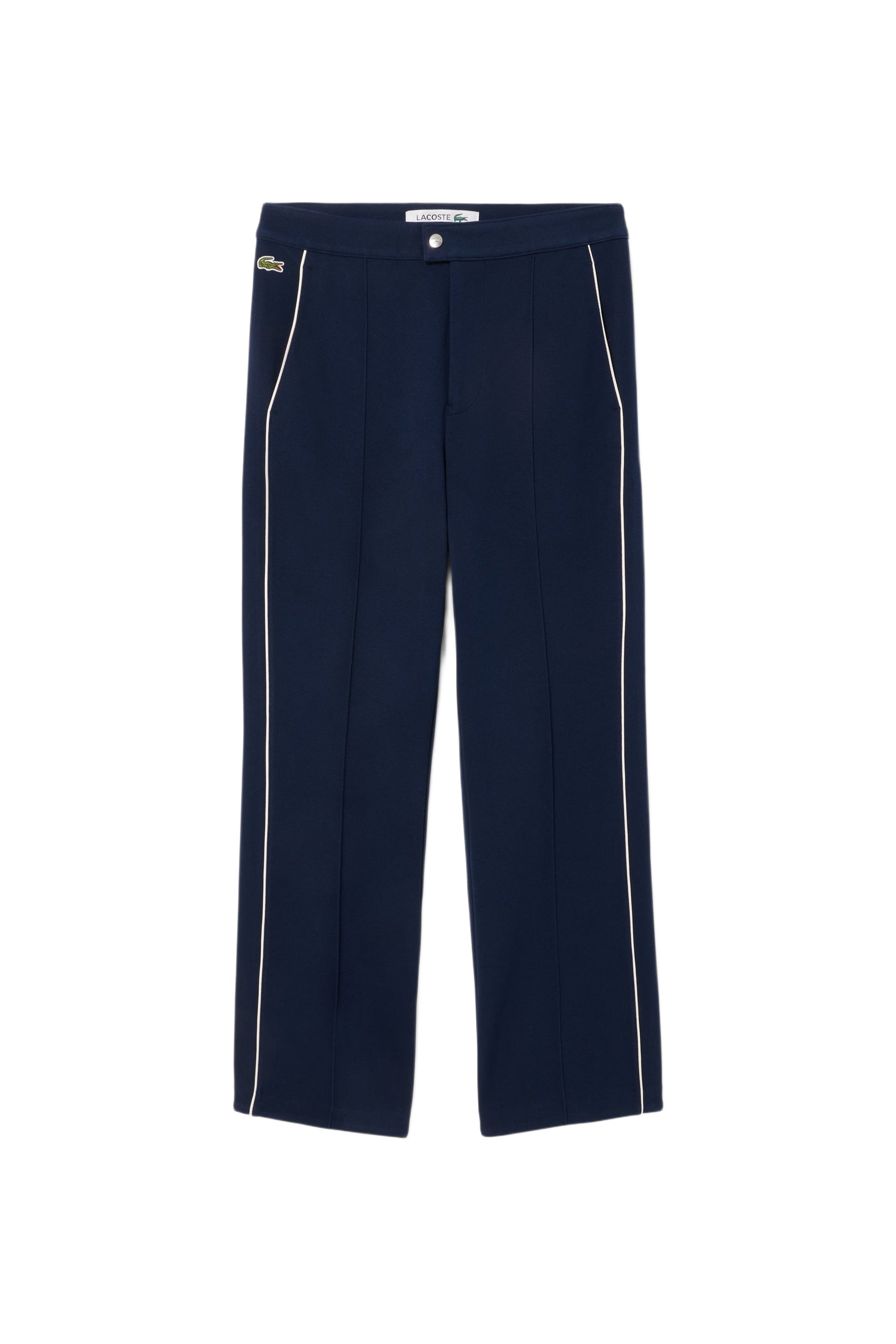 Pantalon regular fit piqué - Marine