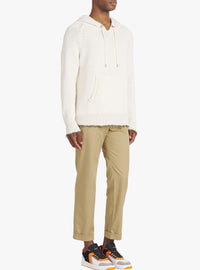 Distressed knit sweater - Beige