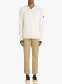 Distressed knit sweater - Beige
