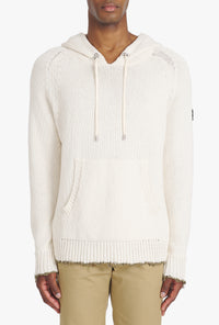 Pullover tricoté destroy - Beige