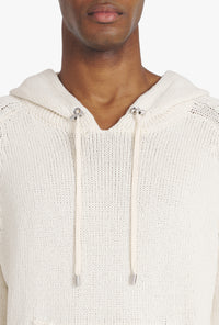 Pullover tricoté destroy - Beige