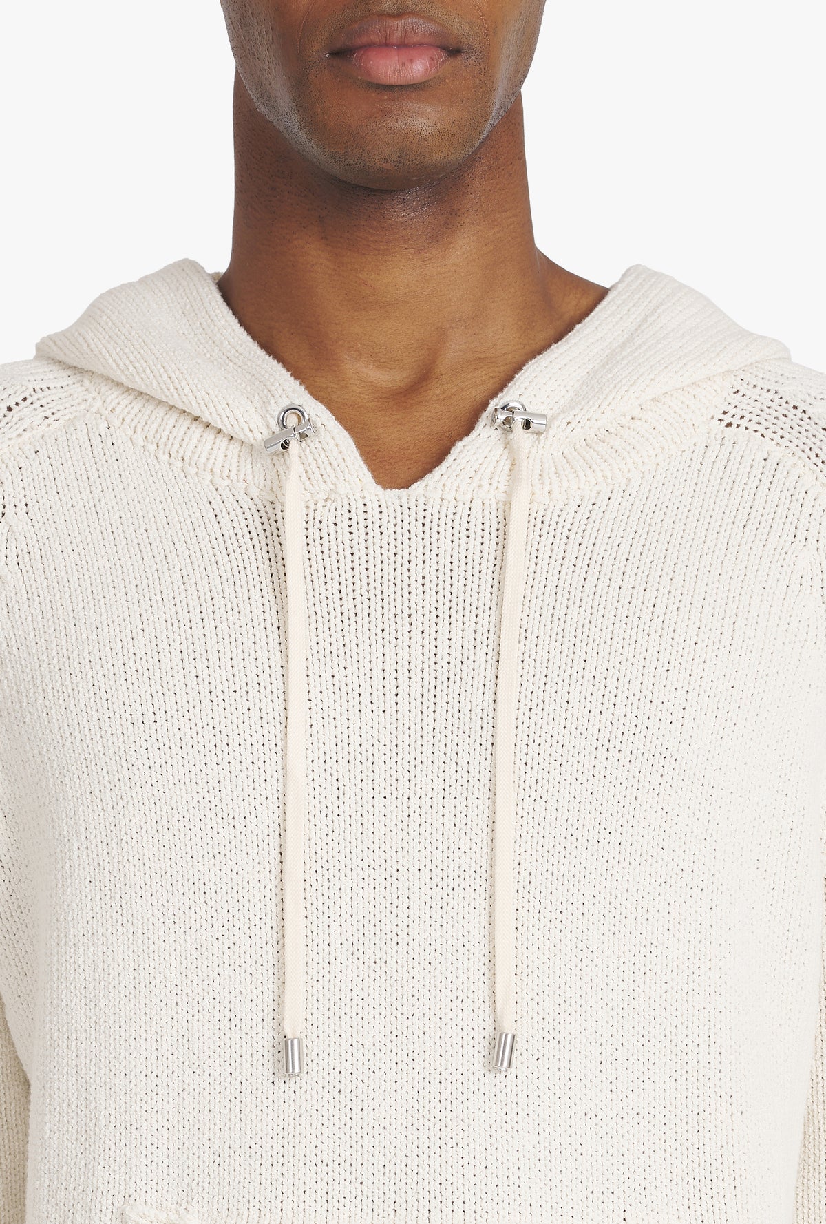 Pullover tricoté destroy - Beige