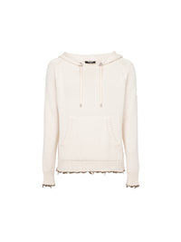 Pullover tricoté destroy - Beige