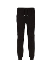 Pantalon de jogging en coton éco-design monogramme - Noir & Or