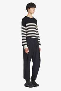 Pantalon plissé éco-design - Noir