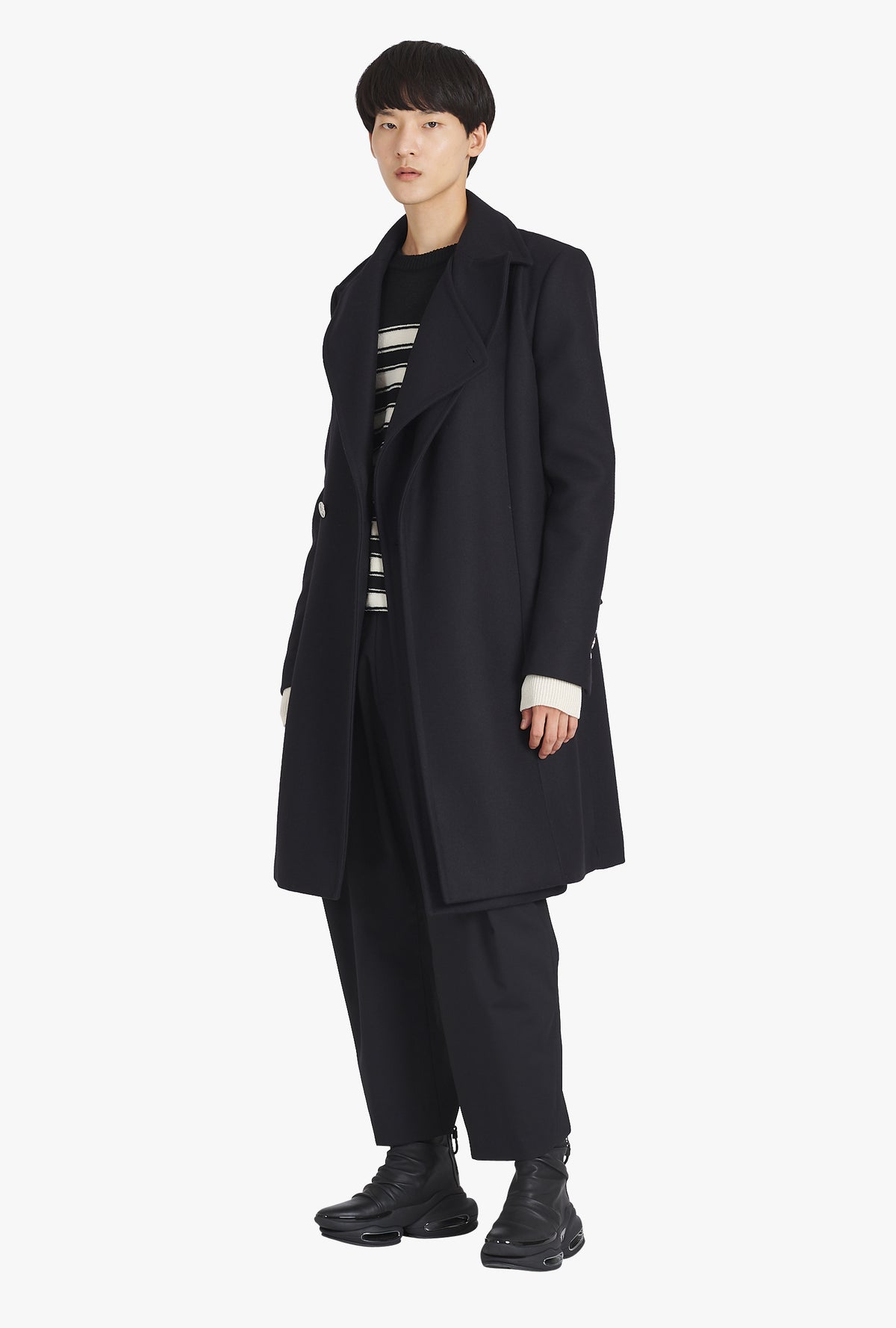 Pantalon plissé éco-design - Noir