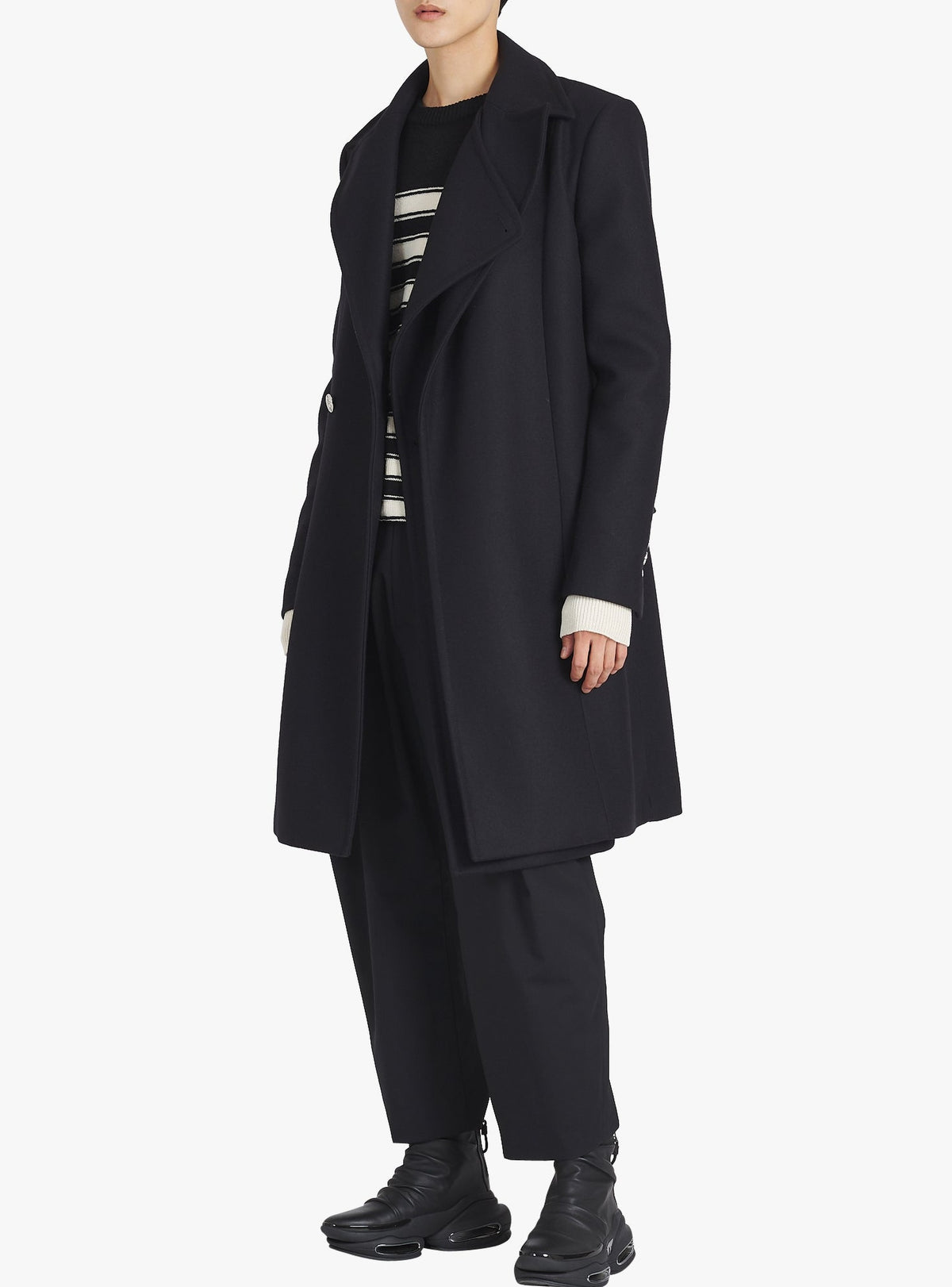 Pantalon plissé éco-design - Noir