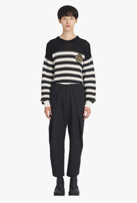Pantalon plissé éco-design - Noir