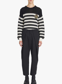 Pantalon plissé éco-design - Noir