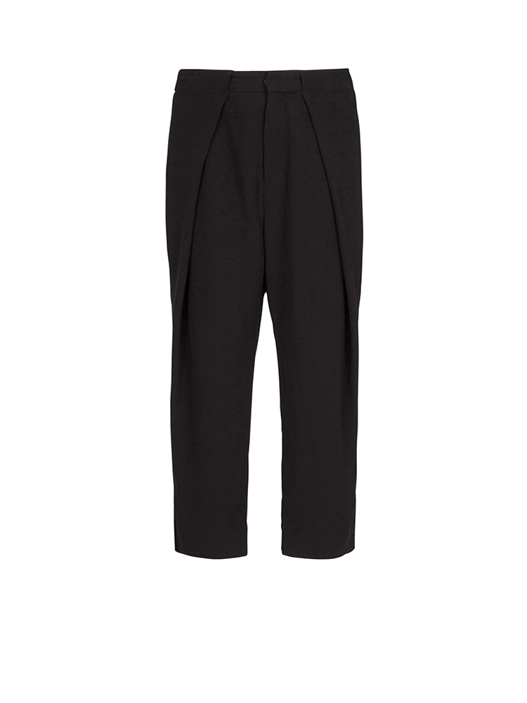 Pantalon plissé éco-design - Noir