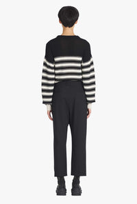 Pantalon plissé éco-design - Noir