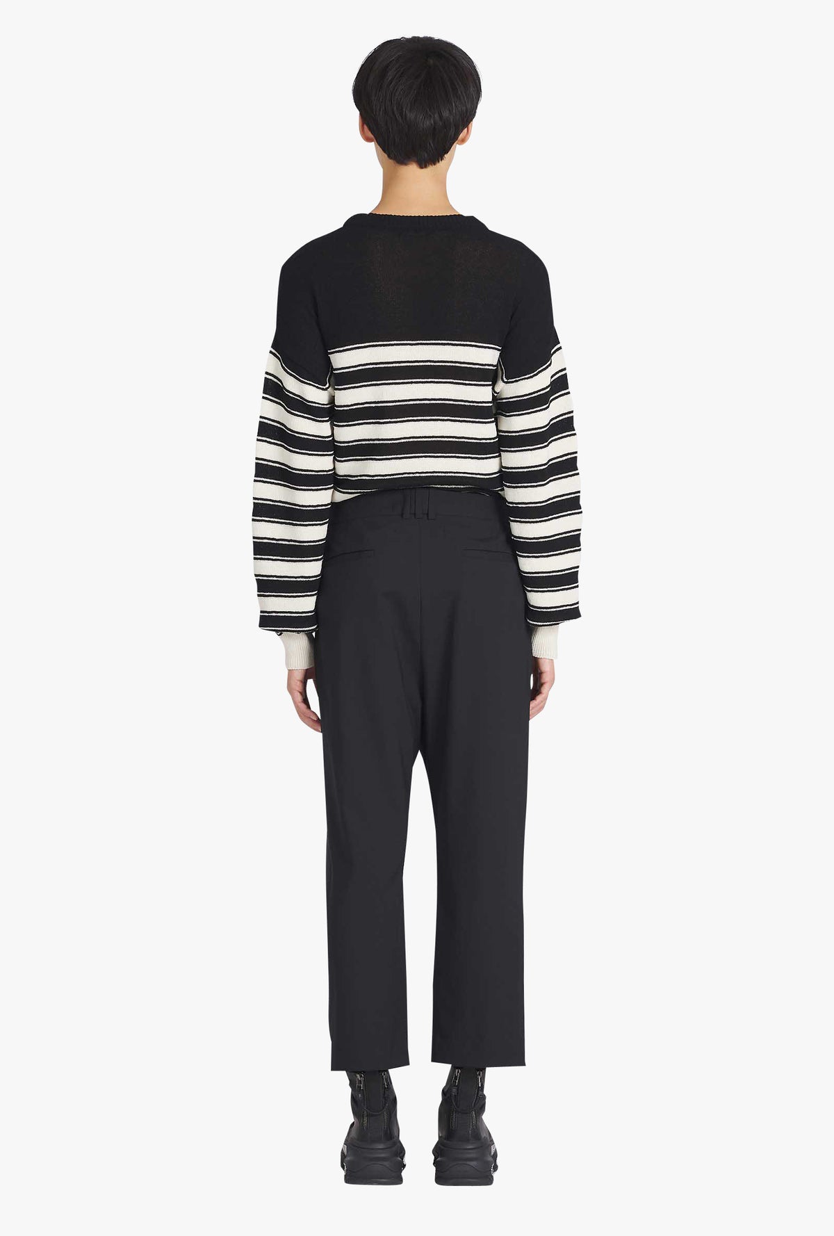 Pantalon plissé éco-design - Noir