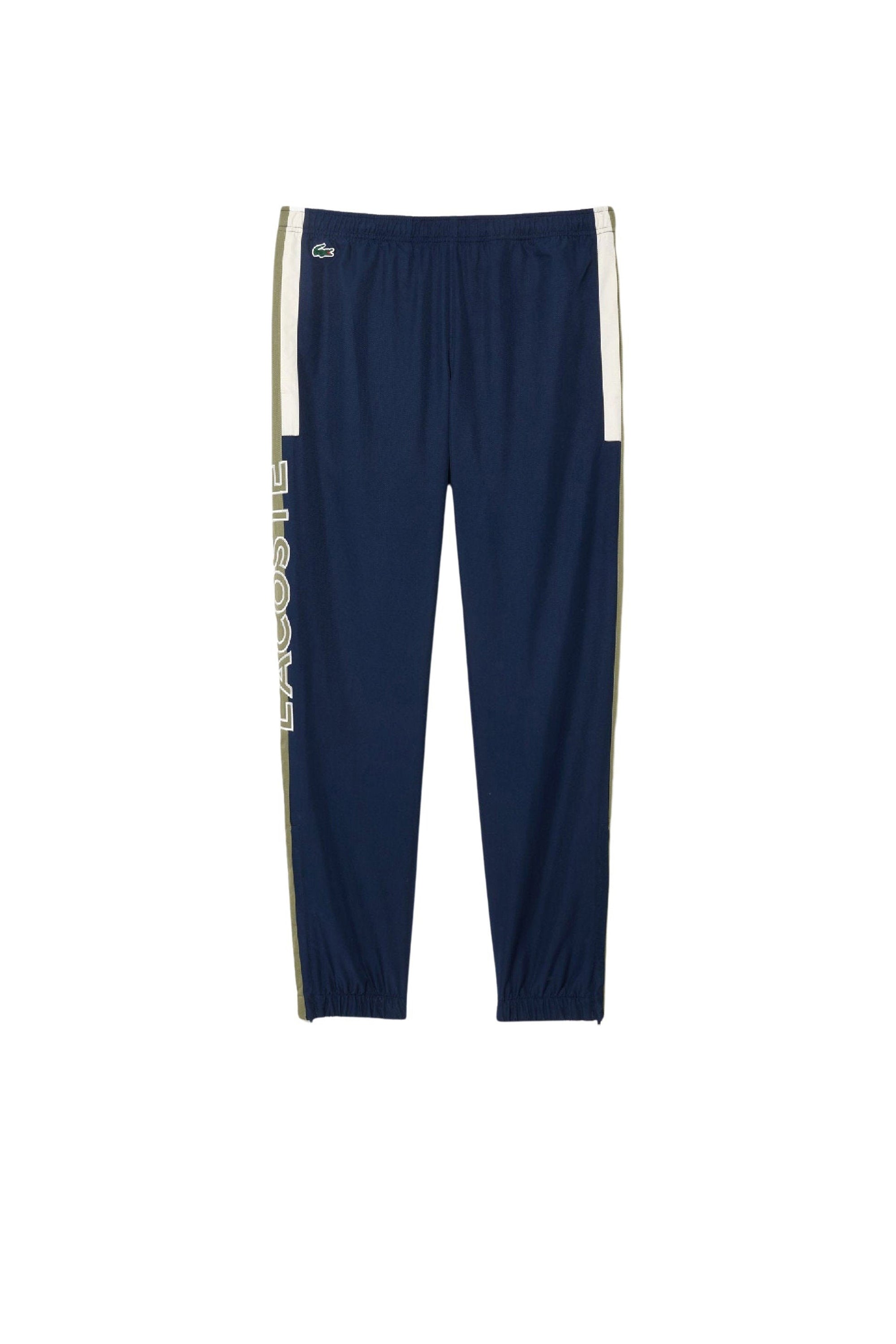 Elastic waist sweatpants - Navy & Khaki