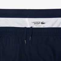 Elastic waist sweatpants - Navy & Khaki