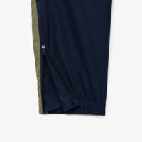 Elastic waist sweatpants - Navy & Khaki