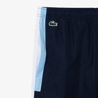 Elastic waist sweatpants - Navy & White